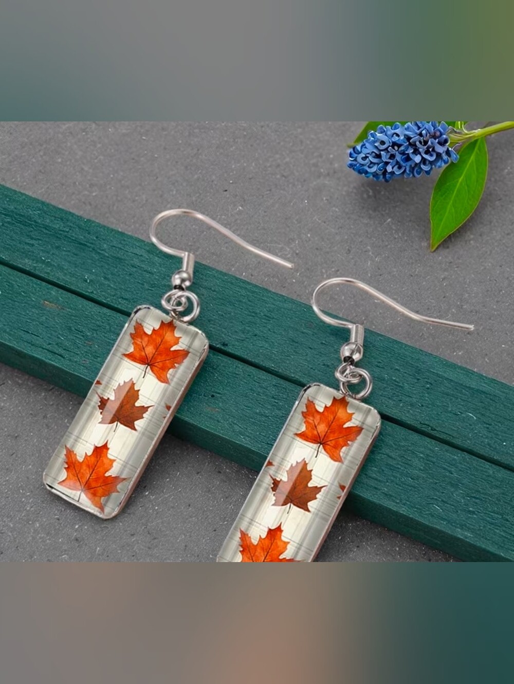 $8 Each Or Bundle 5/$20 Sterling Silver Maple Leaf Drop Earrings